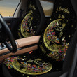 Peacock I Love You To The Moon And Back Golden Mandala Pattern Car Seat Covers