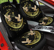 Owl I Love You To The Moon And Back Golden Mandala Pattern Car Seat Covers