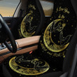 Bat I Love You To The Moon And Back Golden Mandala Pattern Car Seat Covers
