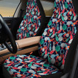 Bowling With Balls Pattern Colorful Car Seat Cover