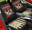 It Is Fatal To Enter A War Without The Will To Win It In Black And Light Yellow Car Seat Cover