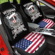 Against Terrorism On American Soil In Black Background Car Seat Cover