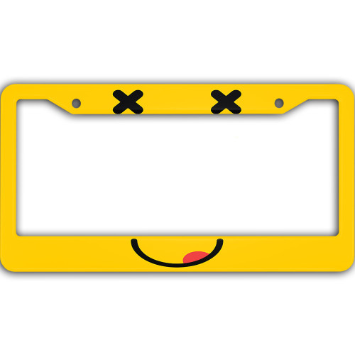 Car License Plate Frames Covers\Delicious Smile Printed Car License Plate Frames Covers