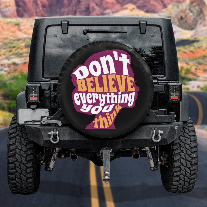 Funny Quote Colorful Design Spare Tire Covers