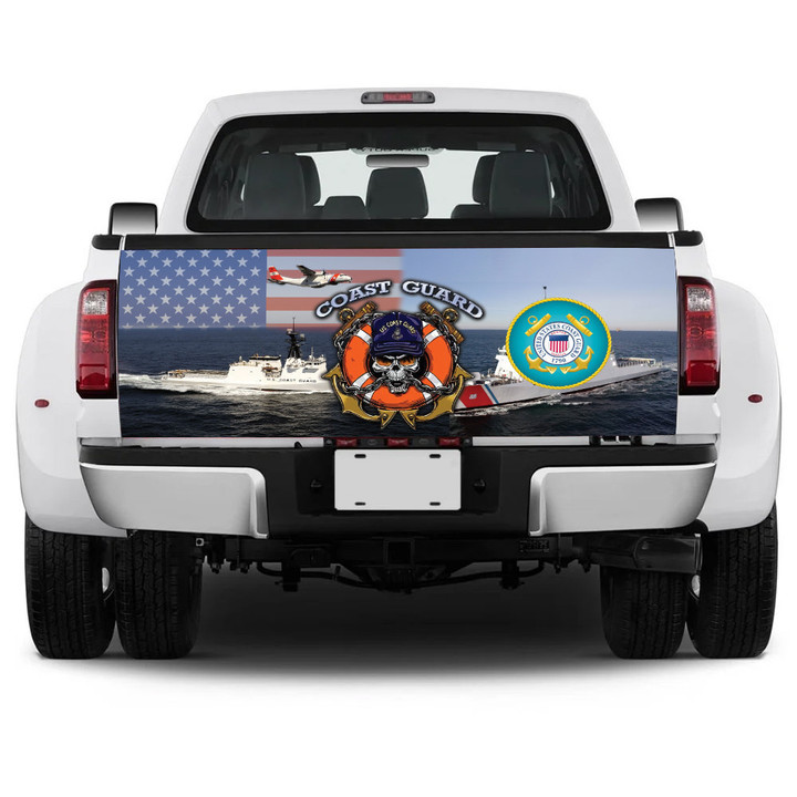Coast Guard Picture Logo Truck Tailgate Decal Car Back Sticker