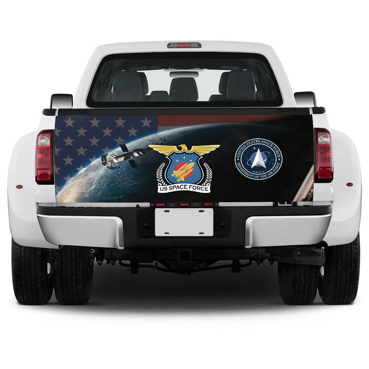 US Space Force Logo Picture Truck Tailgate Decal Car Back Sticker