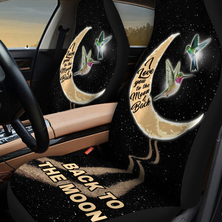 Trochilidaes Back To The Moon Car Seat Covers