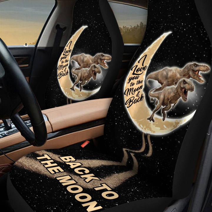 Dinos Back To The Moon Car Seat Covers