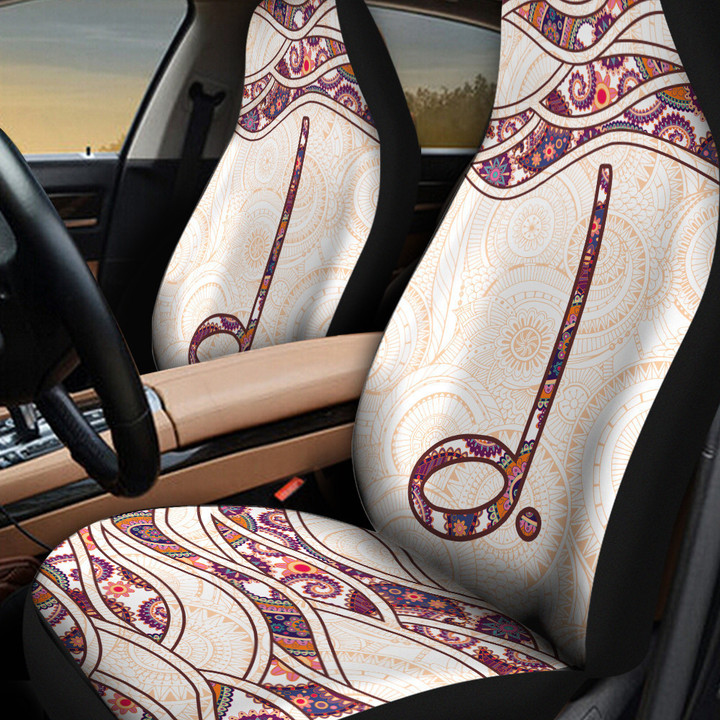 Dotted Minim Python Skin Pattern Car Seat Cover