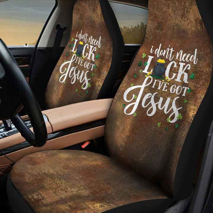 I Don't Need Lick I've Got Jesus Car Seat Cover