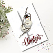 Christmas Card, Pole dancer Pole friends/ Pole fitness Card, 7x5 Greeting Card, Postcard