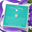 Valentines day gifts for her, Love Knot Necklace for Future Wife, I Love You For The Rest Of Life