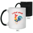 I Love Your Funny Color Changing Mug For Him, Her, Husband/ Wife, Boyfriend/ Girlfriend, Valentine Day Gift