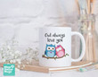 Owl Always Love You Valentine Mug For Him, Her, Husband, Wife, Boyfriend, Girlfriend Valentines Day Gift