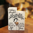 To My Bonus Daughter I Didn't Give You The Gift Of Life Life Gave Me The Gift Of You Candle Holder Anniversary Gift, Birthday Gift