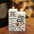 To My Wife Candle Holder, To My Husband Candle Holder,Custom Valentine Candle Holder