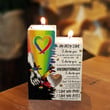 My Only Love. I Choose You. LGBT Heart - LGBT Wood Candle Holder - Gift For Valentine, Candle Holder Gift, LGBT day gift