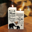 Candle Holder | To Mom Candle Holder From Daughter I Love You Pair Candle Holders Mom Birthday Graduation Mother's Day Christmas Gifts