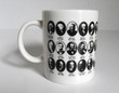 Vintage c.1993 United States of America Presidents Coffee Mug - From George Washington to Bill Clinton