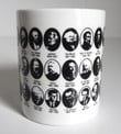 Vintage c.1993 United States of America Presidents Coffee Mug - From George Washington to Bill Clinton