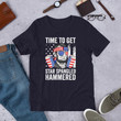 Time To Get Star Spangled Hammered / Abe Drinkin Shirt/ Abraham Lincoln, President's Day Shirt