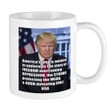 President Trump Freedom Quote Meme Ceramic Mug
