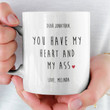 Personalized Valentines Gifts For Him, Valentines Day Coffee Mugs, Valentines Day Gifts For Him, Boyfriend, Funny
