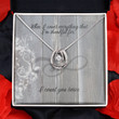 I'm Thankful For I Count You Twice Lucky in Love Necklace