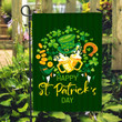 St. Patrick's Day Garden Flag Flags, Saint Patricks Hat Yard Flag, Shamrocks Flags, Beer Lover Gifts, Home Garden Yard