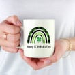Happy St Patricks Day Mug, Shamrock Mug, Rainbow Mug, Irish Birthday Gifts, Green St Patricks Day Coffee Mug, St Patricks Gifts, Irish Gifts
