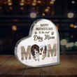Happy Mother's Day To The Best Dog Mom, Acrylic Heart Sign, Custom Mother's Day Gift, Gift For Dog Mom, Unique Sign, Custom Dog's Photo