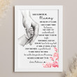 New Mum Gift Personalised Poem Print for Mum, Letter to Mum, Poem for Mom