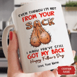 Personalized Fathers Day Mug, Gift For Dad From Daughter And Son, I'm Not From Your Sack Mug