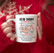 Fathers Day Mug, Gift For Dad From Daughter And Son, I'll Be Snuggled In Your Tummy Mug
