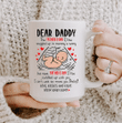 Fathers Day Mug, Gift For Dad From Daughter And Son, I'll Be Snuggled In Your Tummy Mug