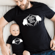 Superhero and Sidekick T-shirt & Baby Onesie, Dad and Baby Matching Shirts, Father and Son/ Daughter, Father's Day Gift