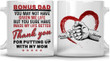 Thank You For Putting Up With My Mom Funny Coffee Mug, Fathers Day Mug, Gift For Bonus Dad From Daughter Son
