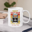 Best Cat Dad Ever Funny Coffee Mug, Fathers Day Mug, Gift For Cat Dad From Daughter Son