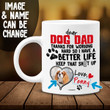 Thanks For Working Hard Dogs Funny Coffee Mug, Fathers Day Mug, Gift For Dog Dad From Daughter Son