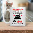 Dear Dad Thanks For All The Belly Rubs Funny Coffee Mug, Fathers Day Mug, Gift For Cat Dad From Daughter Son