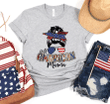 All American Mama Tee, Fourth Of July, Independence Day Tshirt