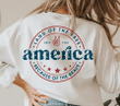 America The Land Of The Free Because Of The Brave Tee, Fourth Of July, Independence Day Tshirt