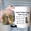 Thanks All The Things You Do Funny Coffee Mug, Fathers Day Mug, Gift For Father From Daughter And Son