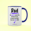 Ugly Child Farther's Day Accent Mug