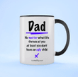 Ugly Child Farther's Day Accent Mug
