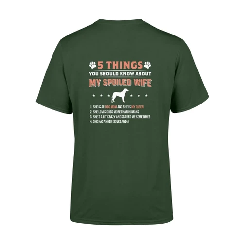 5 Things About My Spoiled Wife Premium T-Shirt