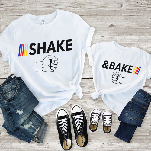 Shake And Bake, Birthday gift for Daddy And Son, Matching Shirts, Couple shirt, Father and son