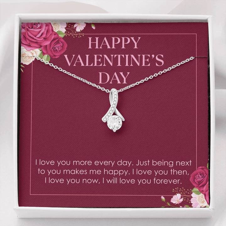 Valentines day gifts for her, Alluring Beauty Necklace for Girlfriend/Wife, Just Being To Next You