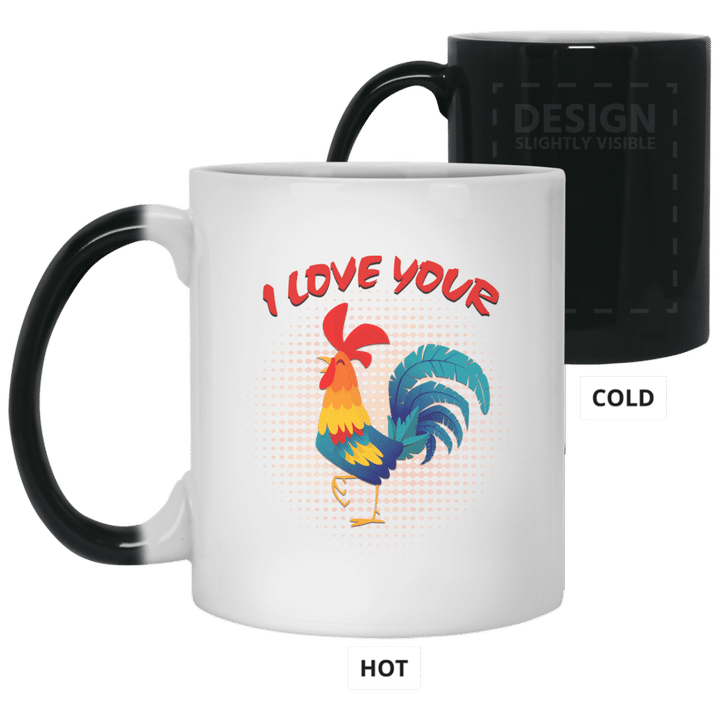 I Love Your Funny Color Changing Mug For Him, Her, Husband/ Wife, Boyfriend/ Girlfriend, Valentine Day Gift
