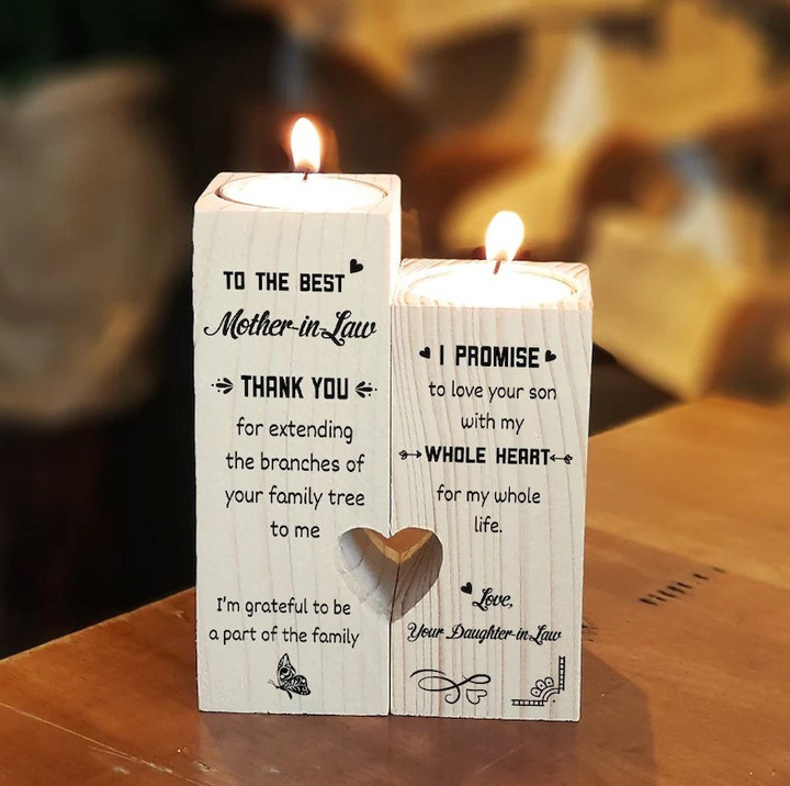 To The Best My Mother In Law | From Child To Mom| Candle Holder | Wedding's Gift | Anniversary's Gifts | Birthday's Gift